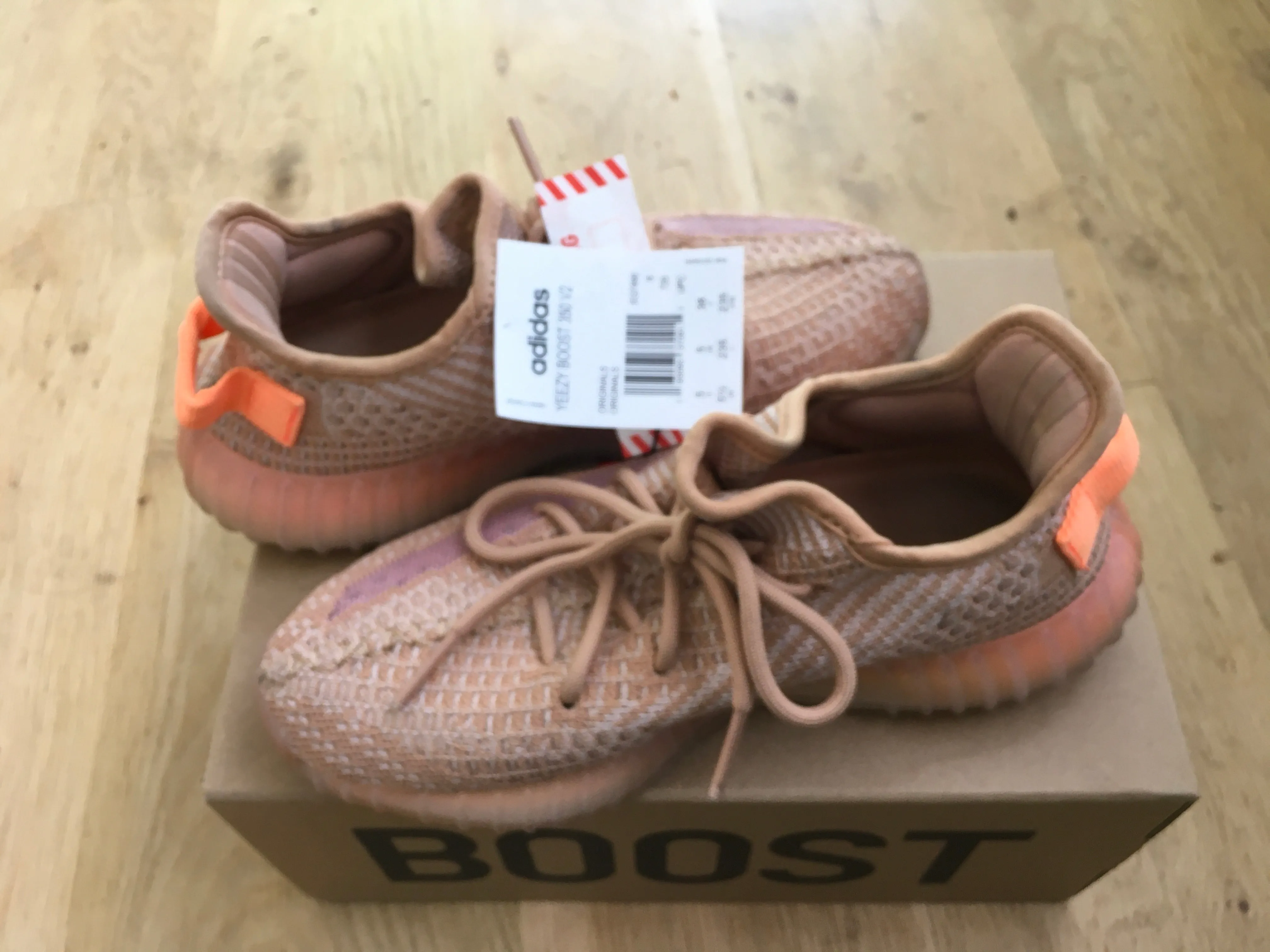 Adidas 2019 Yeezy Boost 350 V2 "Clay" Sneaker Trainers Size 38 UK 5 US 5.5 ladies