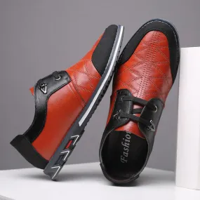 Artificial leather Spicing Business Casual Soft Men Dress Shoes