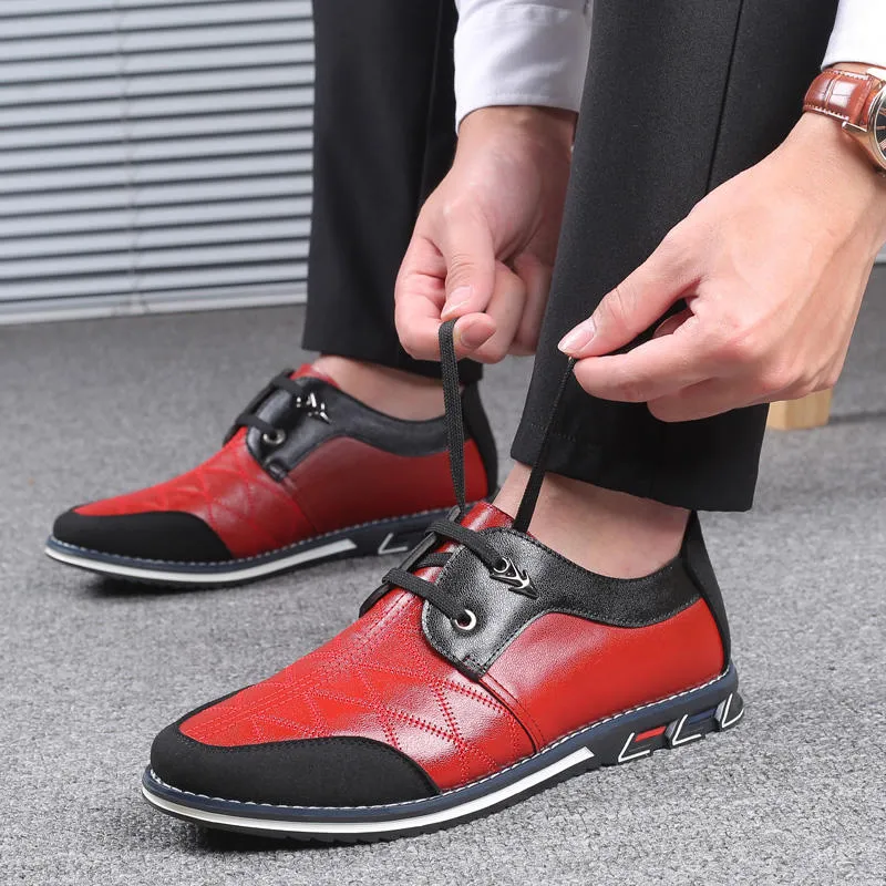 Artificial leather Spicing Business Casual Soft Men Dress Shoes