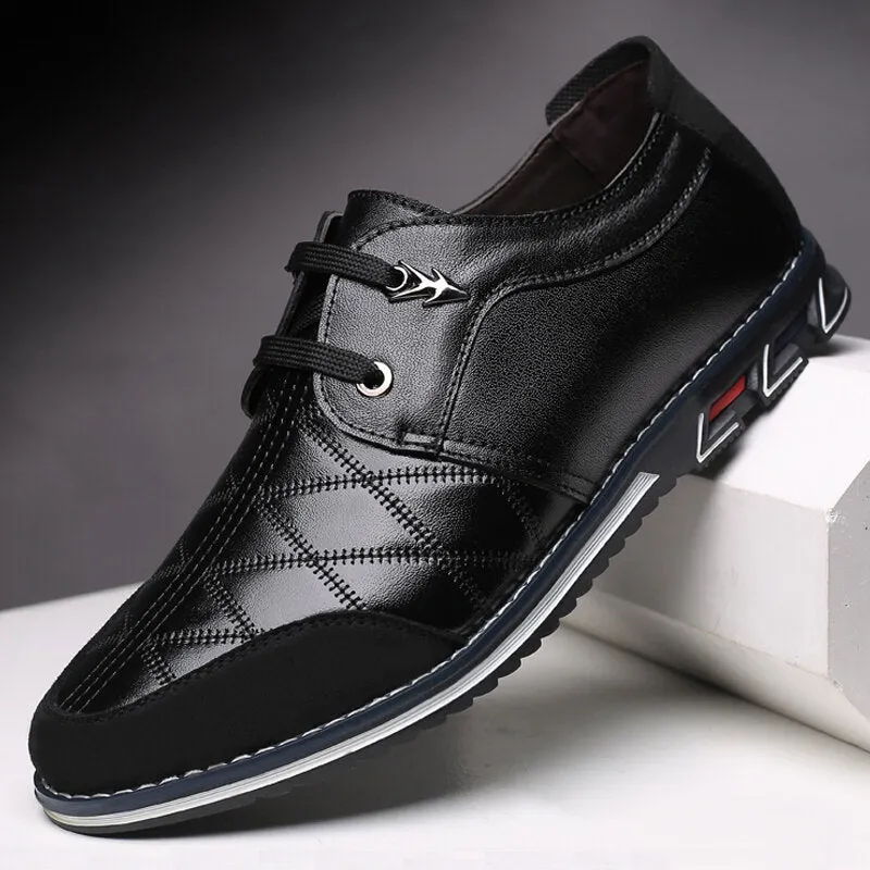 Artificial leather Spicing Business Casual Soft Men Dress Shoes