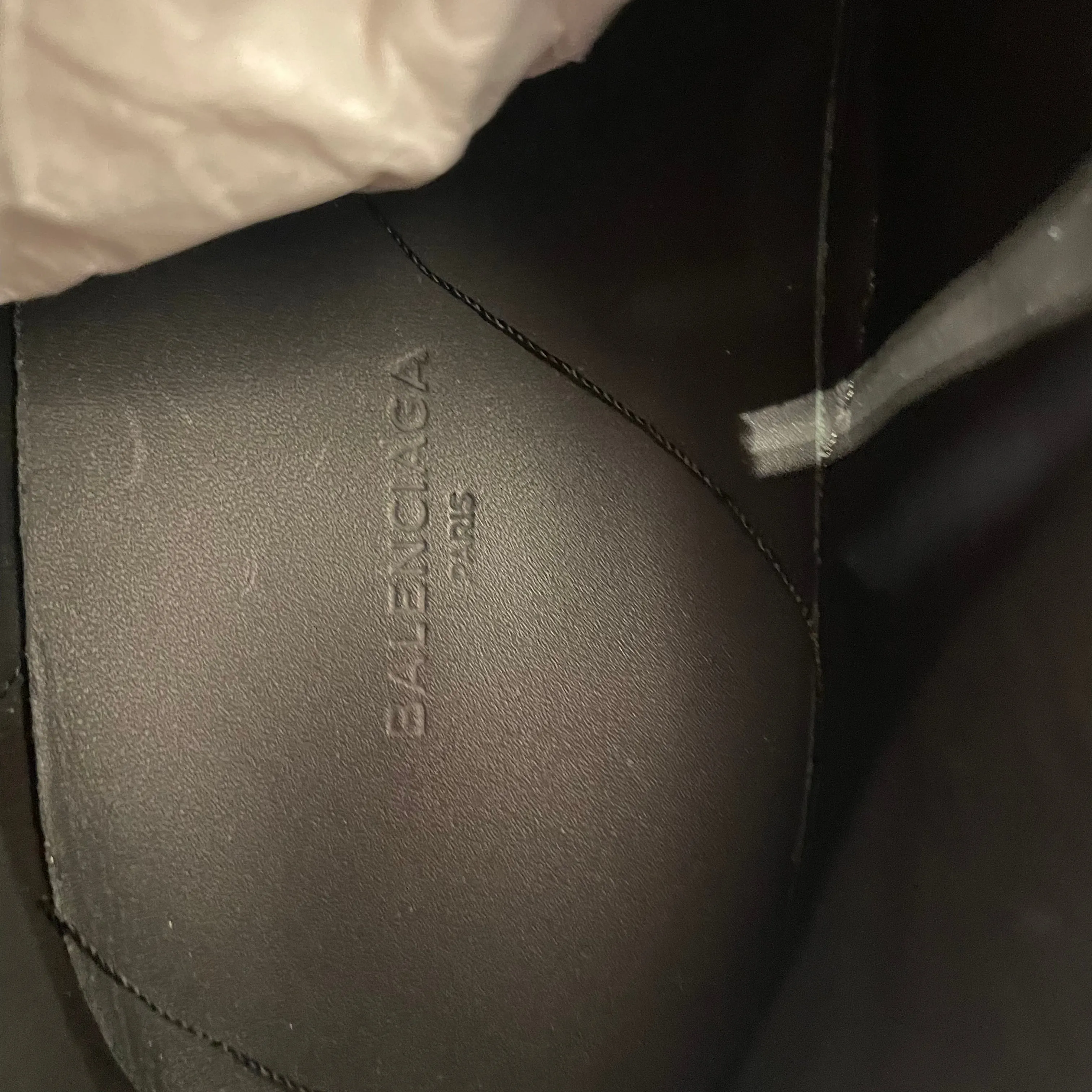 BALENCIAGA/Low-Sneakers/EU 39/Leather/BLK/