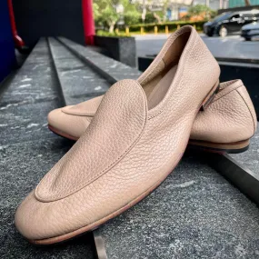 Beige Unlined Supersoft City Belgian Loafers