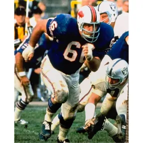 Billy Shaw Unsigned Running in Blue 8x10 Photo