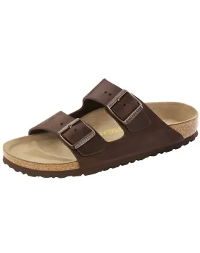 BIRKENSTOCK ARIZONA HABANA OILED LEATHER SANDAL REGULAR