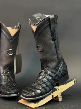 BOOTS CUADRA FISH/PESCADO PIRARUCU NEGRO VIDREADO