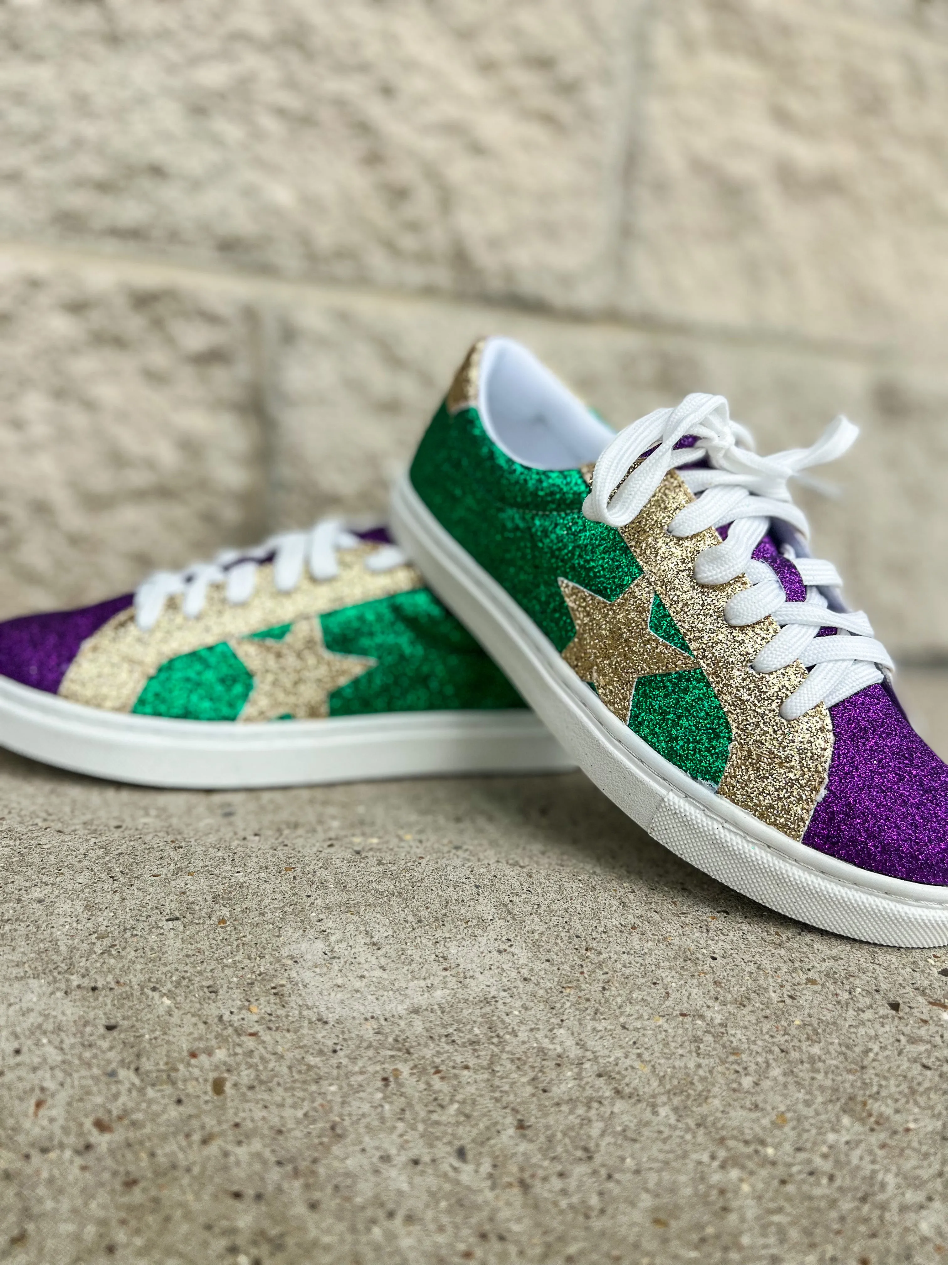 Bourbon Street Mardi Gras Sneakers