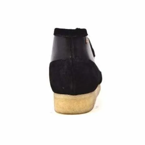 British Walkers Walker 100 Wallabee Boots Men's Black Leather and Suede