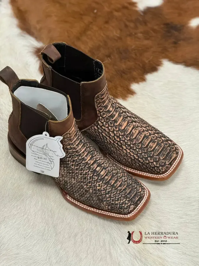 CAVAL SHORT BOOT PYTHON ORIX