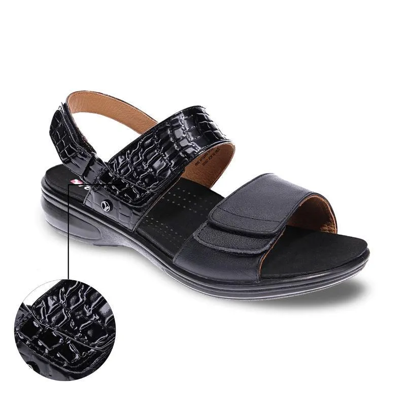 Como Back Strap Leather Sandals - Limited-Time Offer
