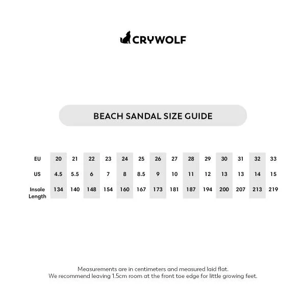 CRYWOLF Beach Sandal - Natural