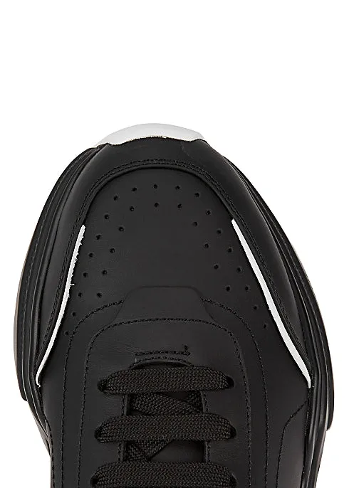 Daymaster Black Leather Sneakers