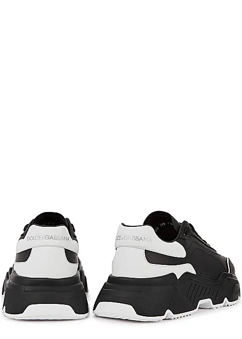 Daymaster Black Leather Sneakers