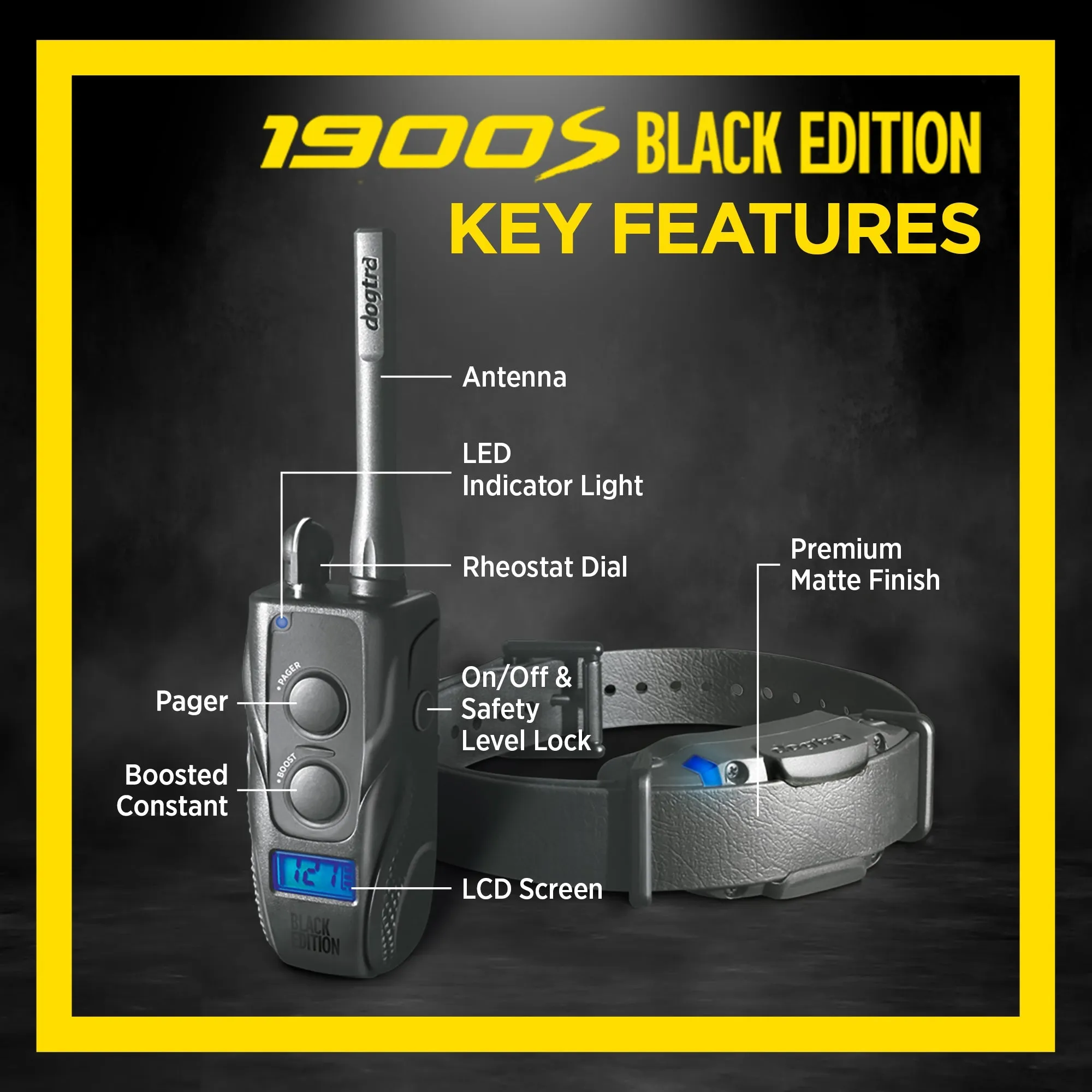 Dogtra 1900S Black Edition Boost & Lock