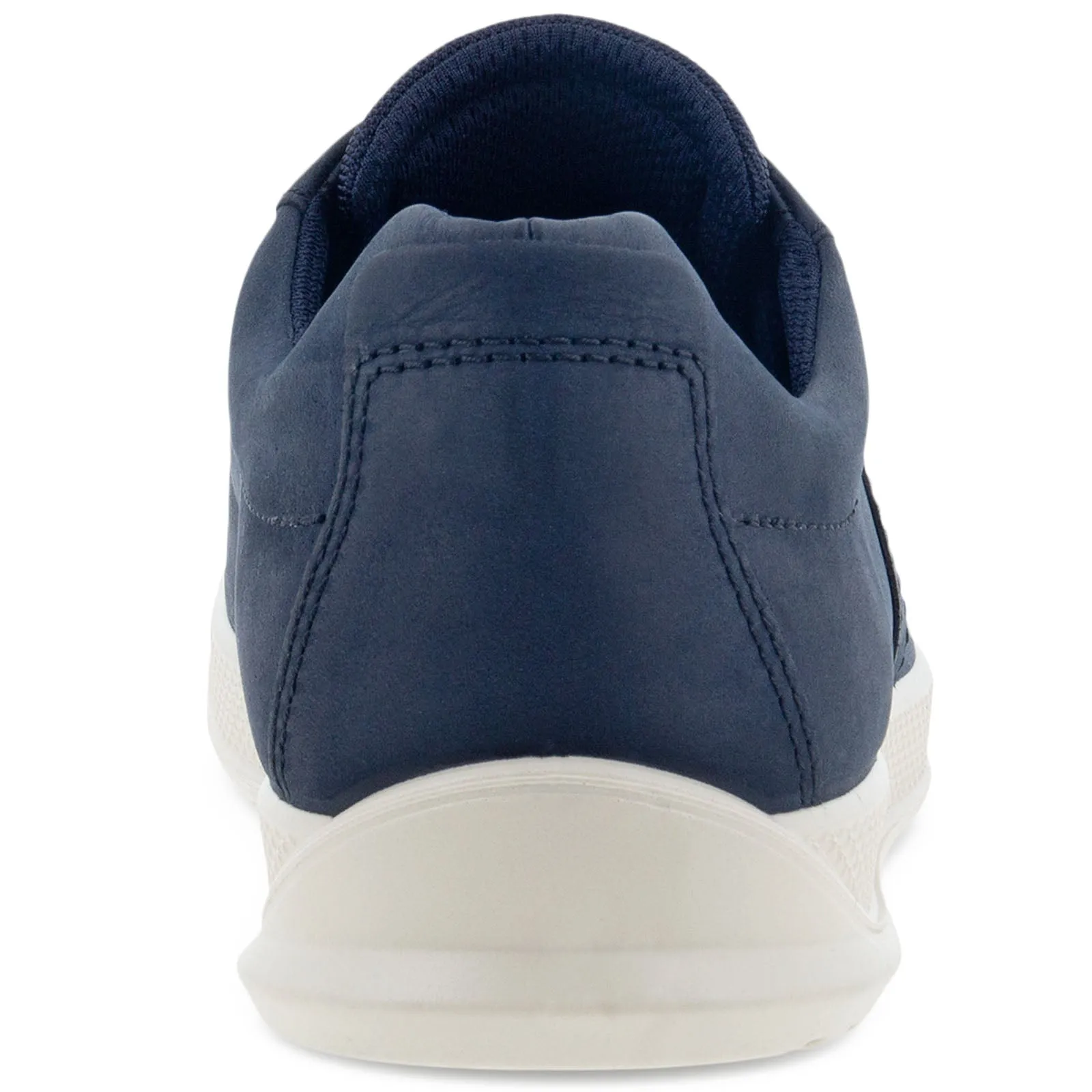 ECCO Mens Byway Leather Trainers - Black