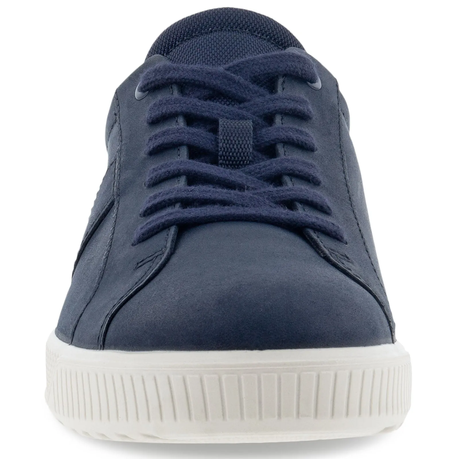 ECCO Mens Byway Leather Trainers - Black