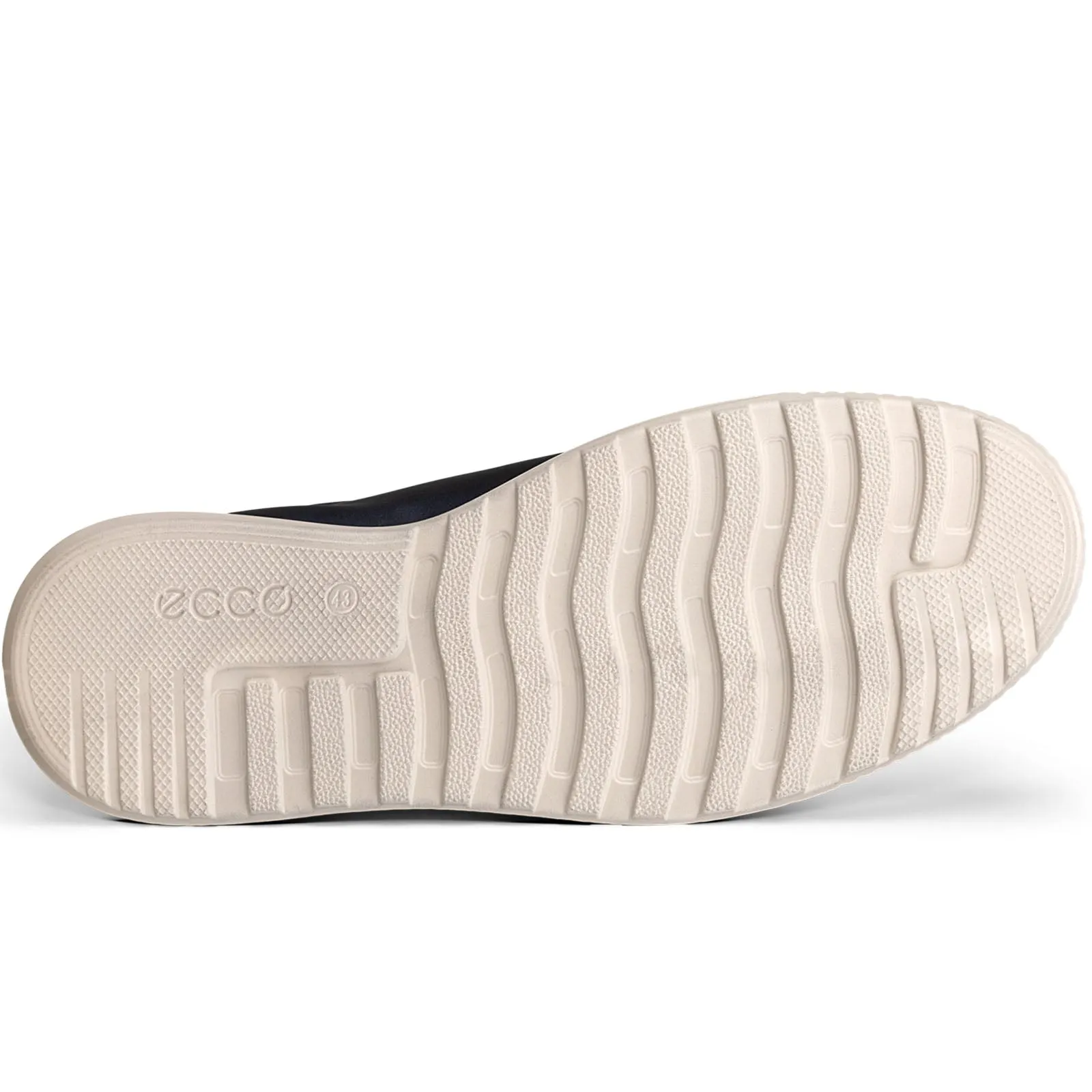 ECCO Mens Byway Leather Trainers - Black