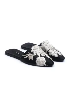 Embroidered Mules