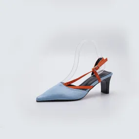 Europian Sky Blue Clogs, Pumps