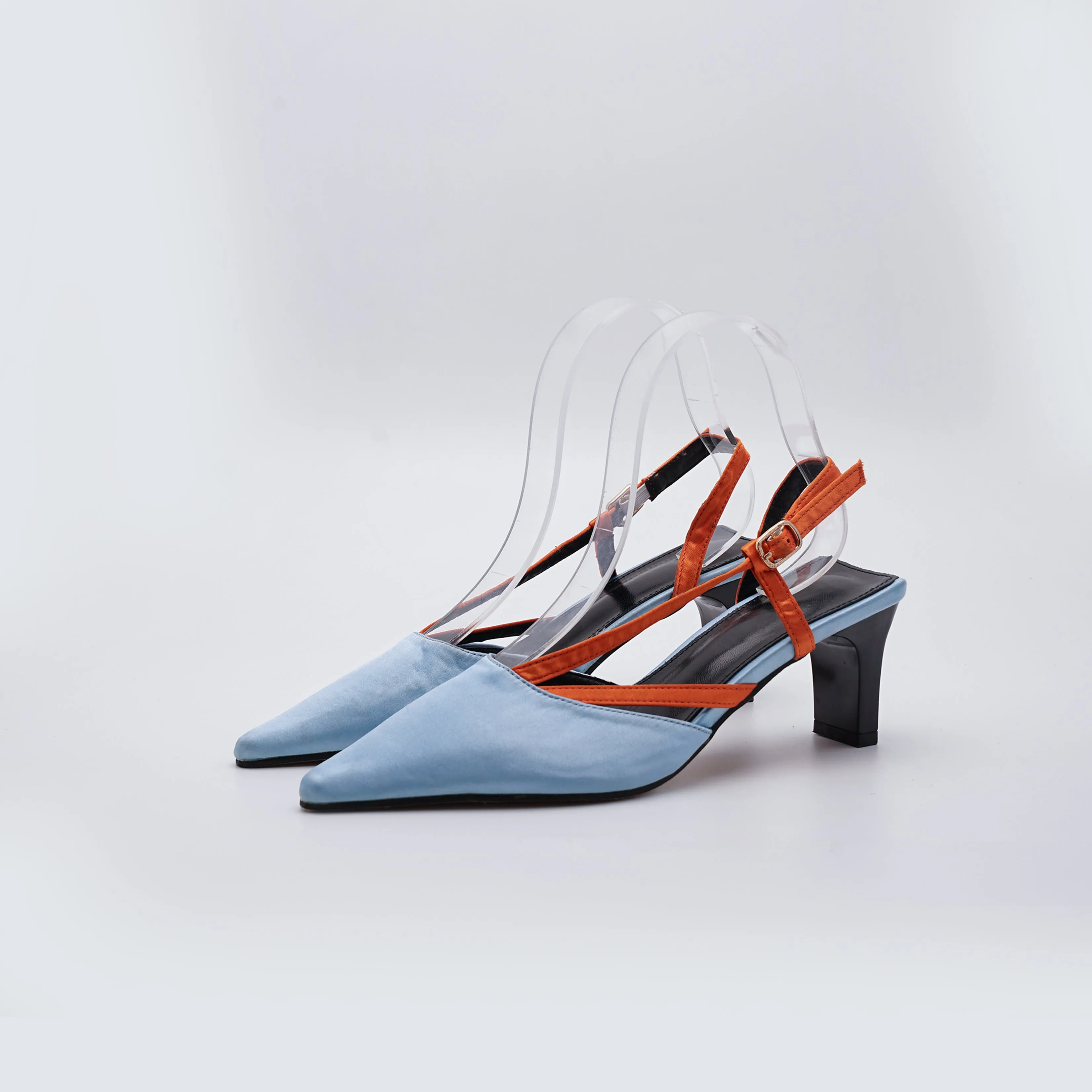 Europian Sky Blue Clogs, Pumps