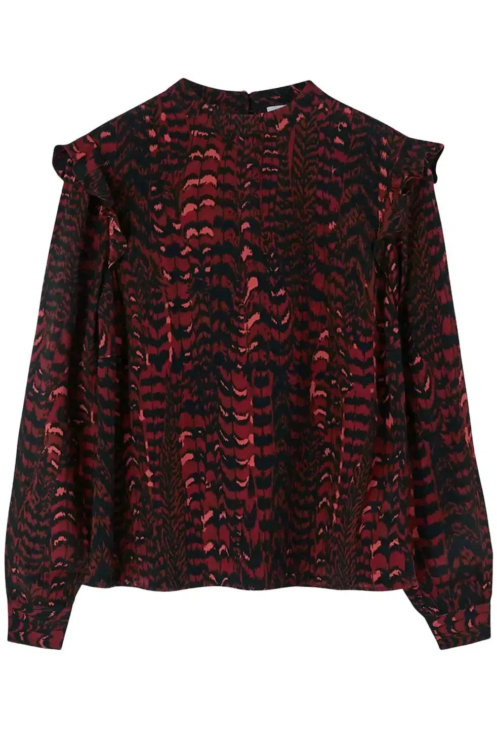 Feather Print Top