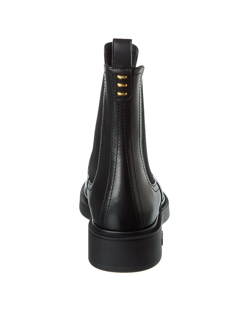 FENDI Filo Leather Biker Boot