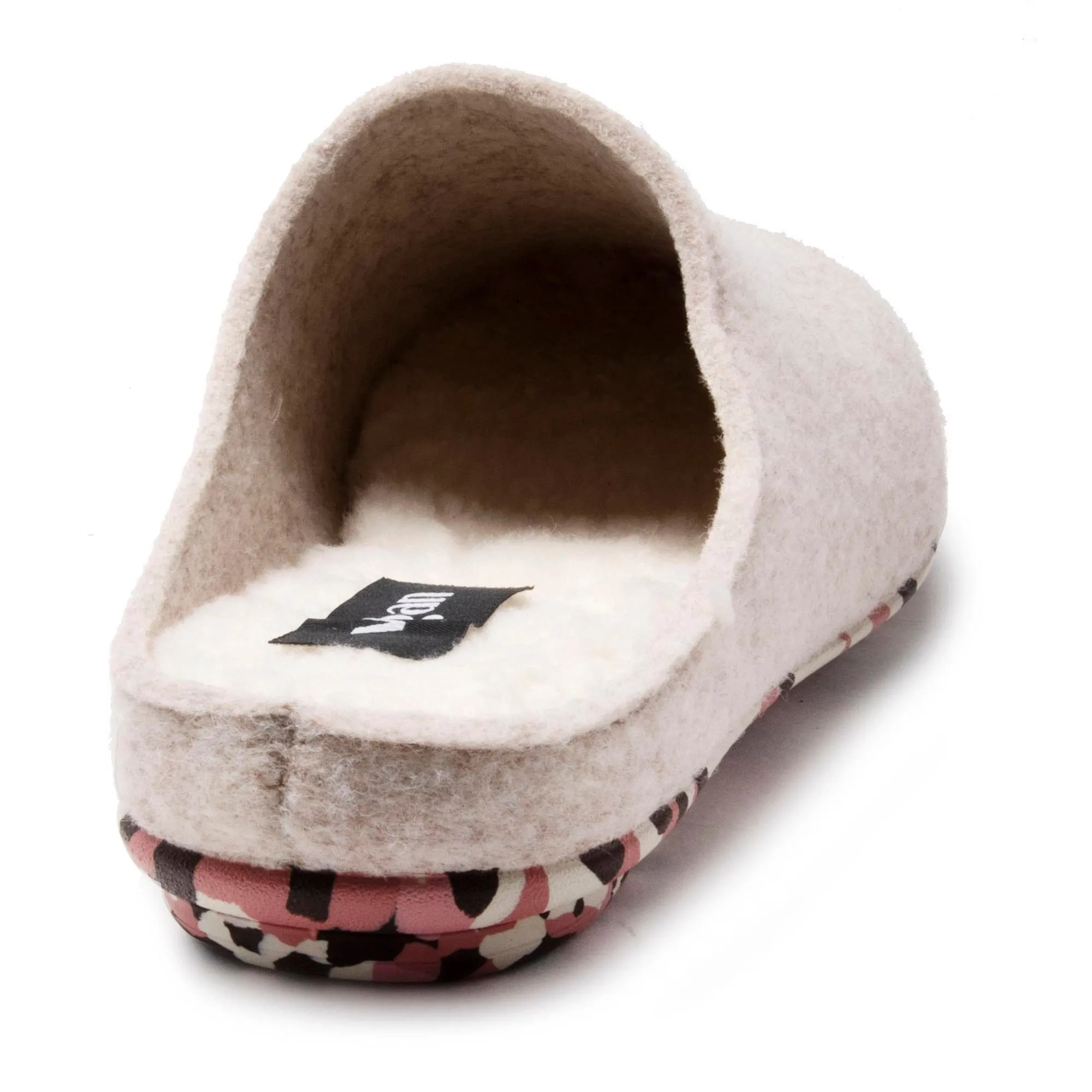 Flax Women's Recycled Vegan Mule Slippers | Cream