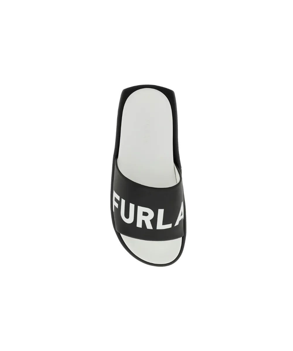 FURLA REAL FUSBET SLIDES IN BLACK