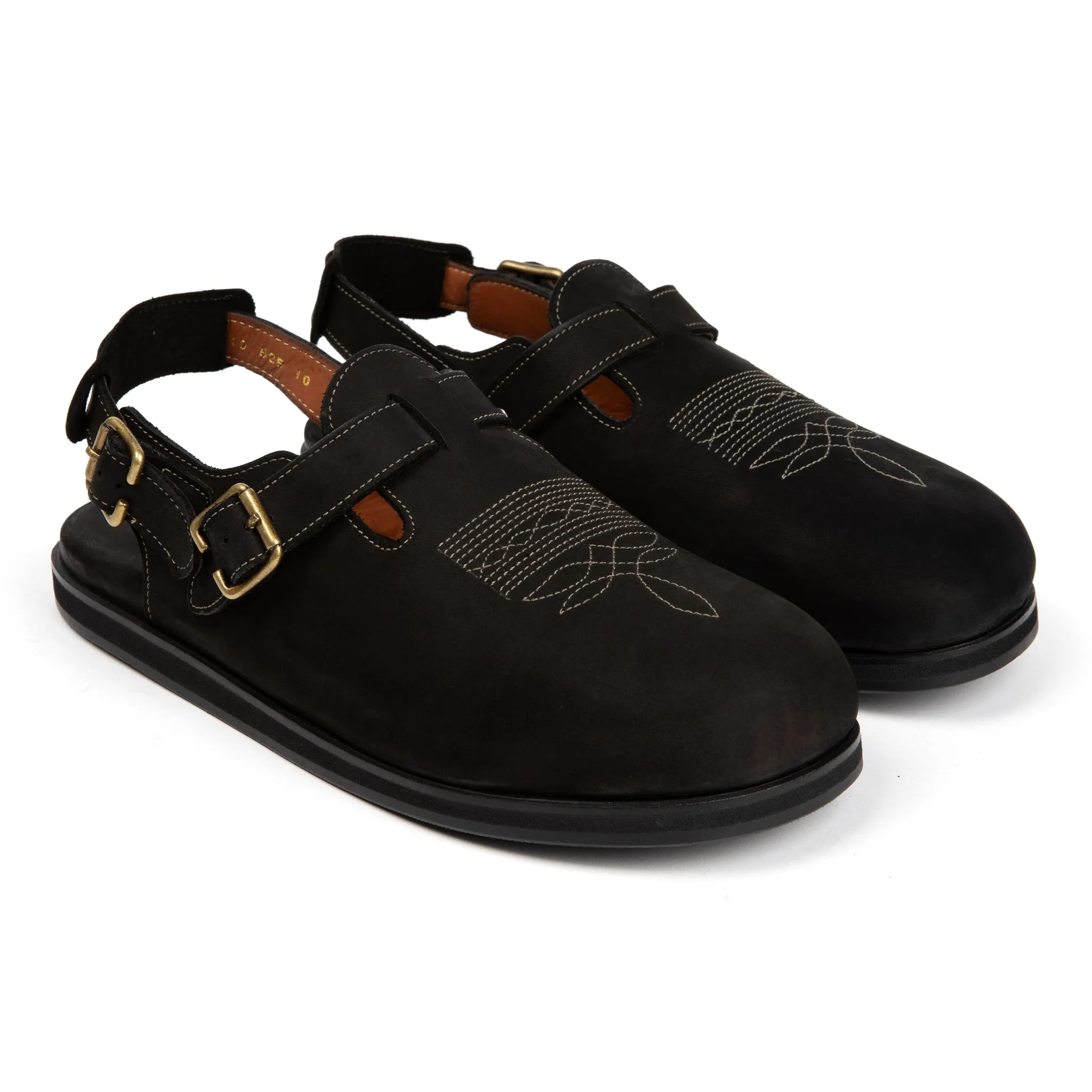 Harbor Moc Sandal // Obsidian Oil Black