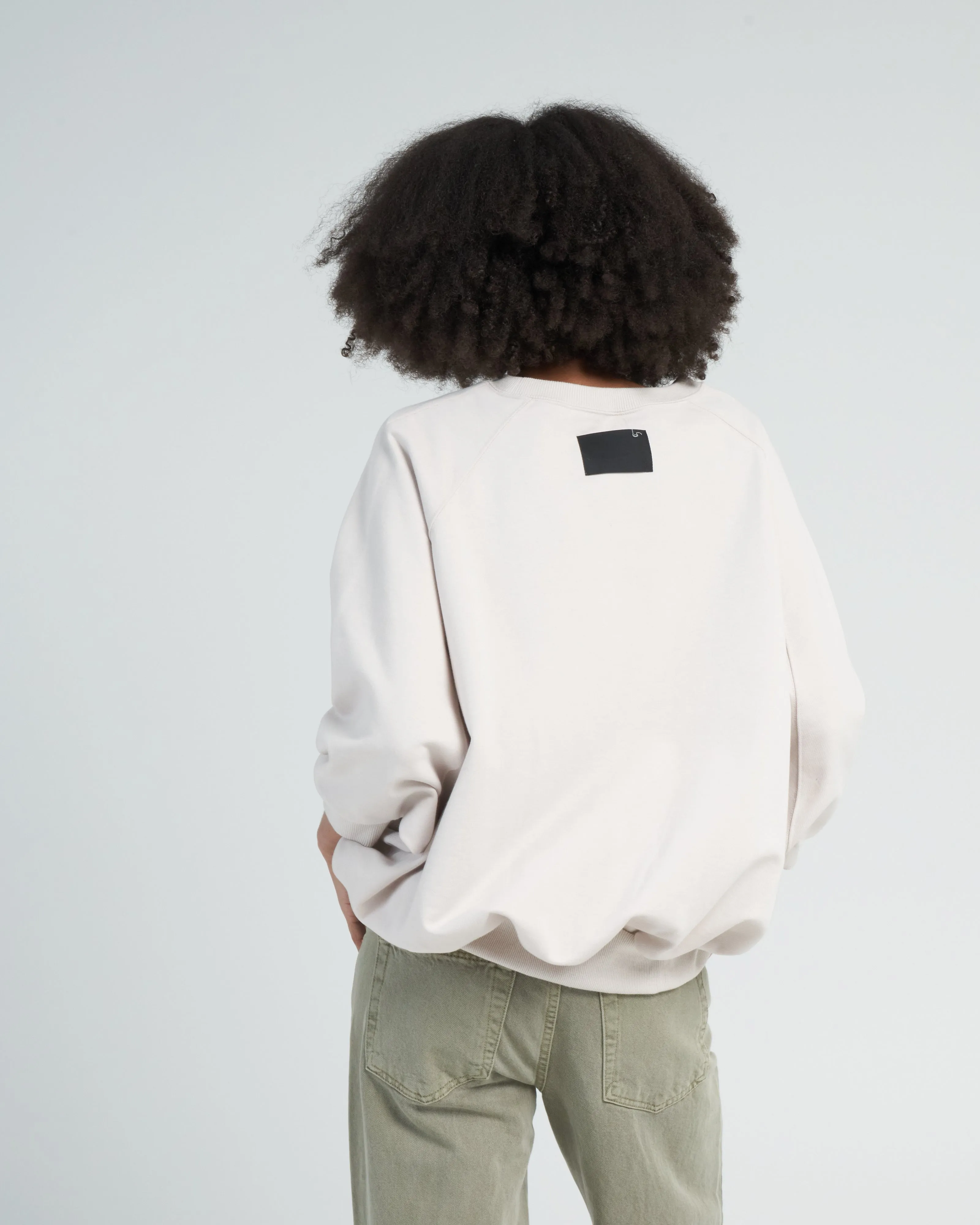 havana sweatshirt - oyster
