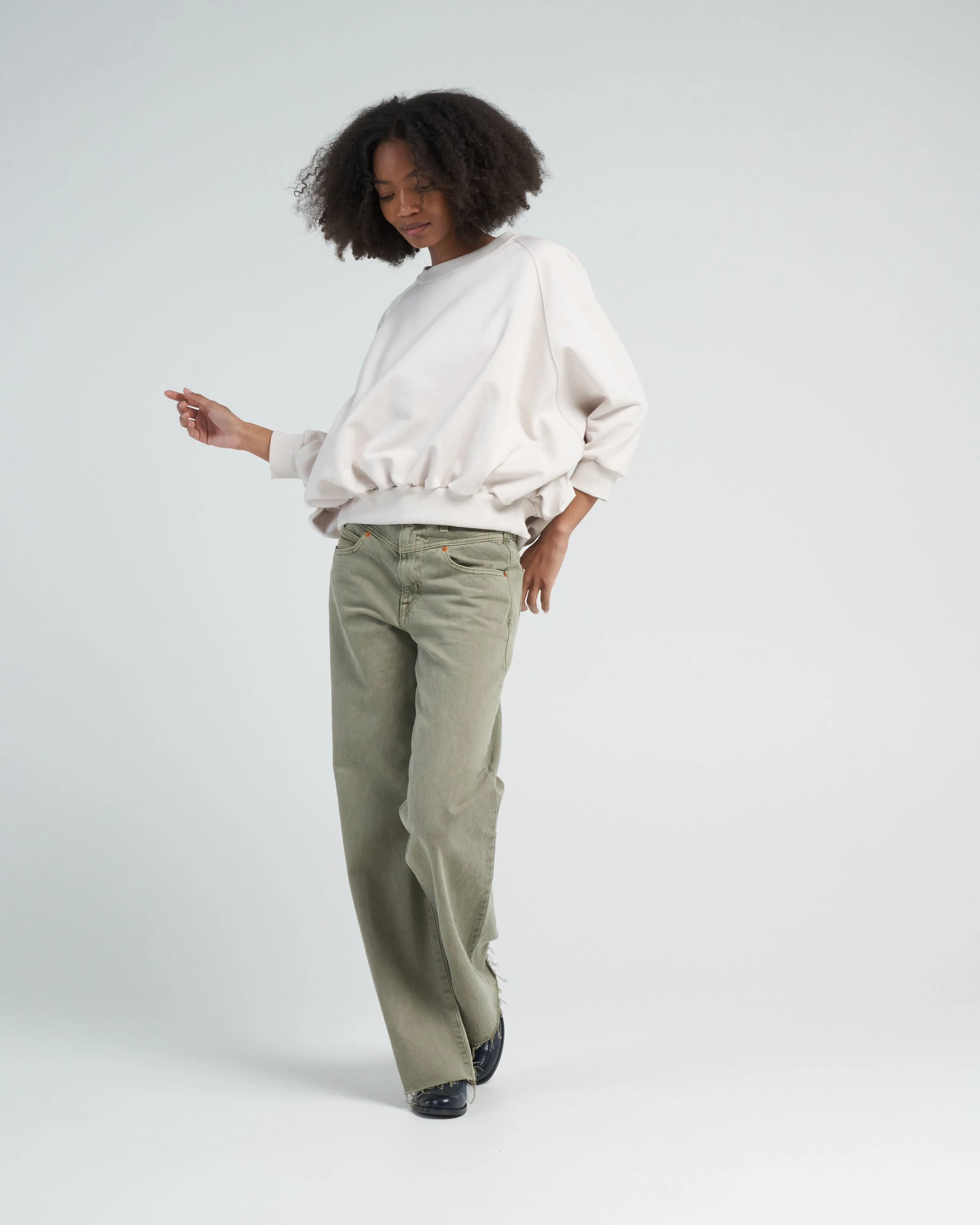 havana sweatshirt - oyster