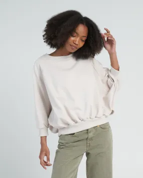 havana sweatshirt - oyster