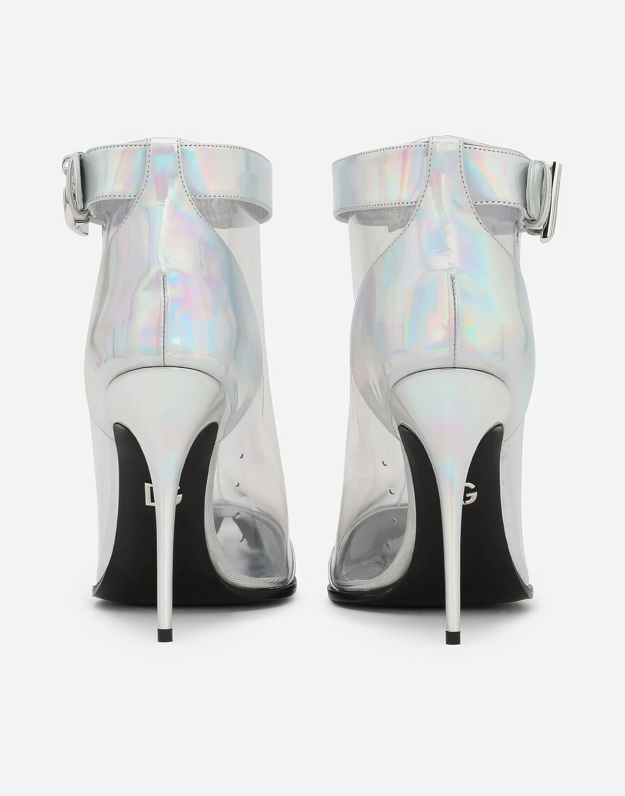 Holographic Ankle Boots