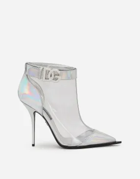 Holographic Ankle Boots