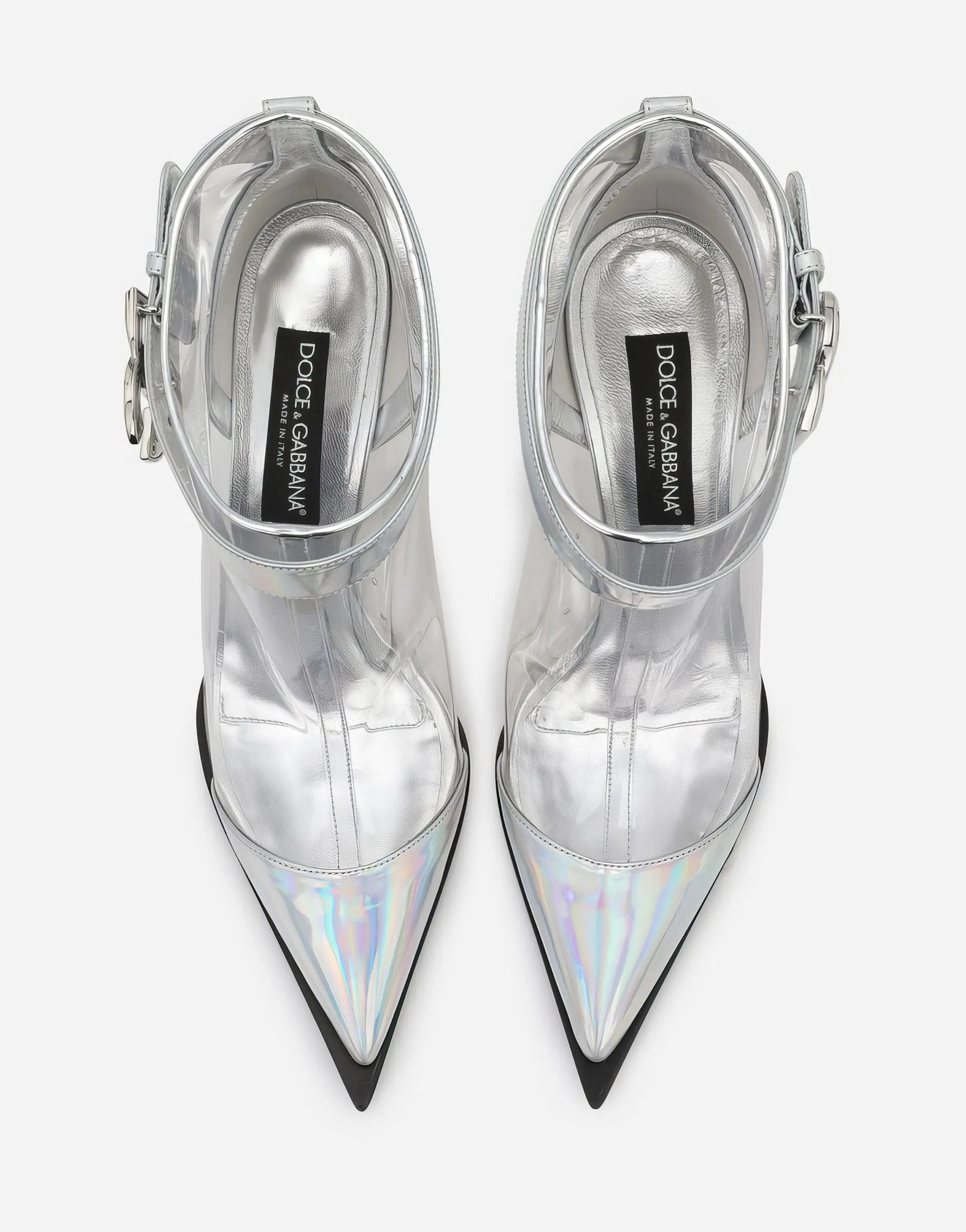 Holographic Ankle Boots