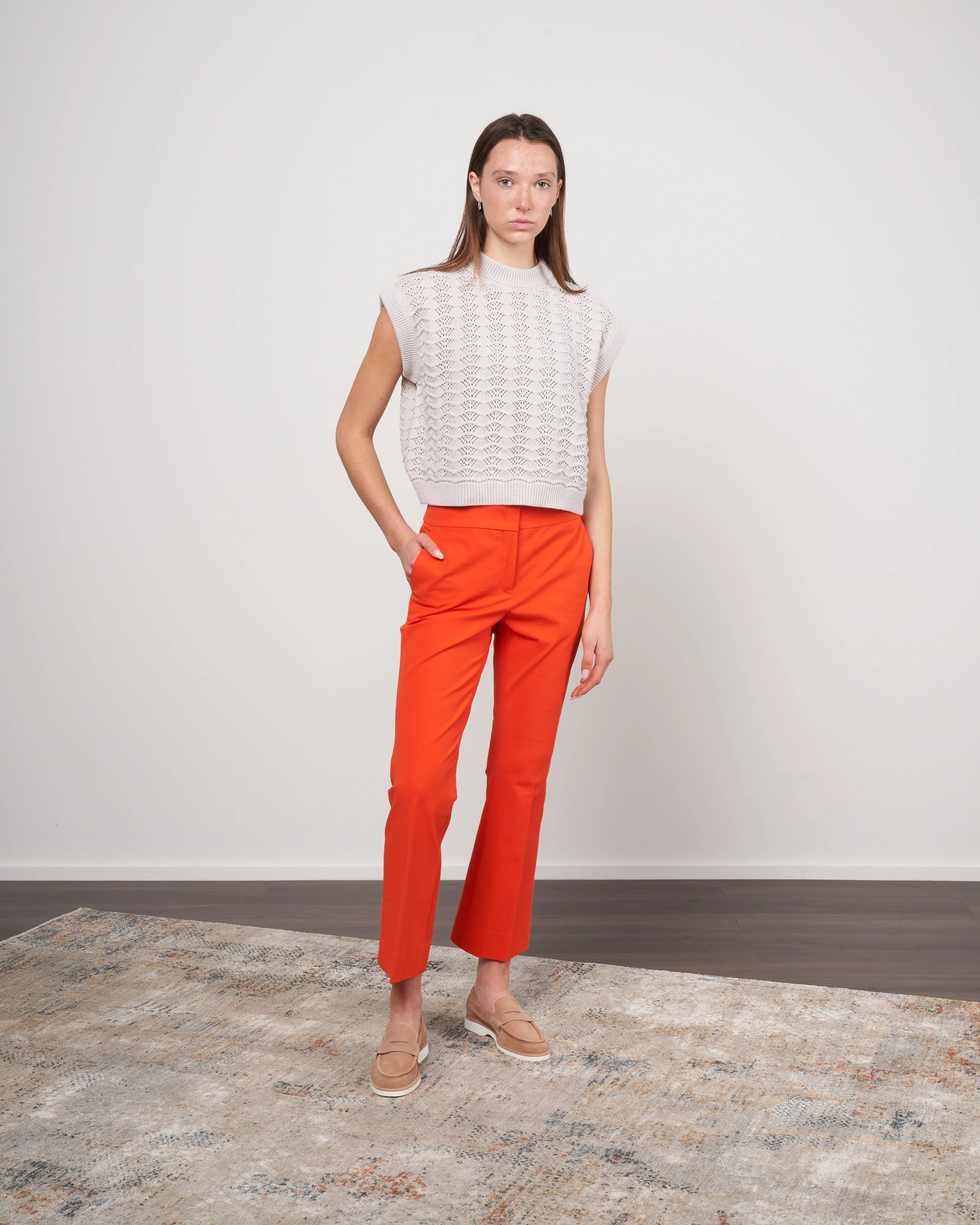 kick flare pant - orange