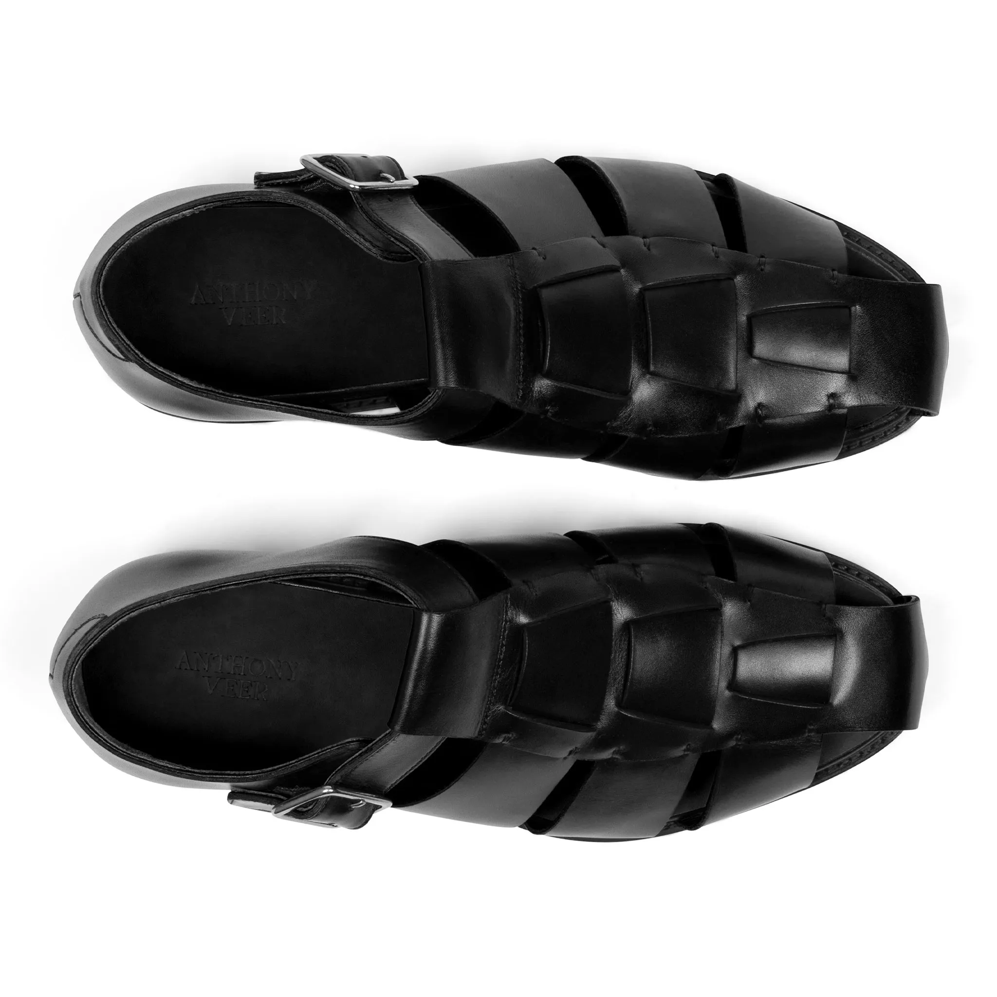 Mariner Fisherman Sandal // Obsidian Black