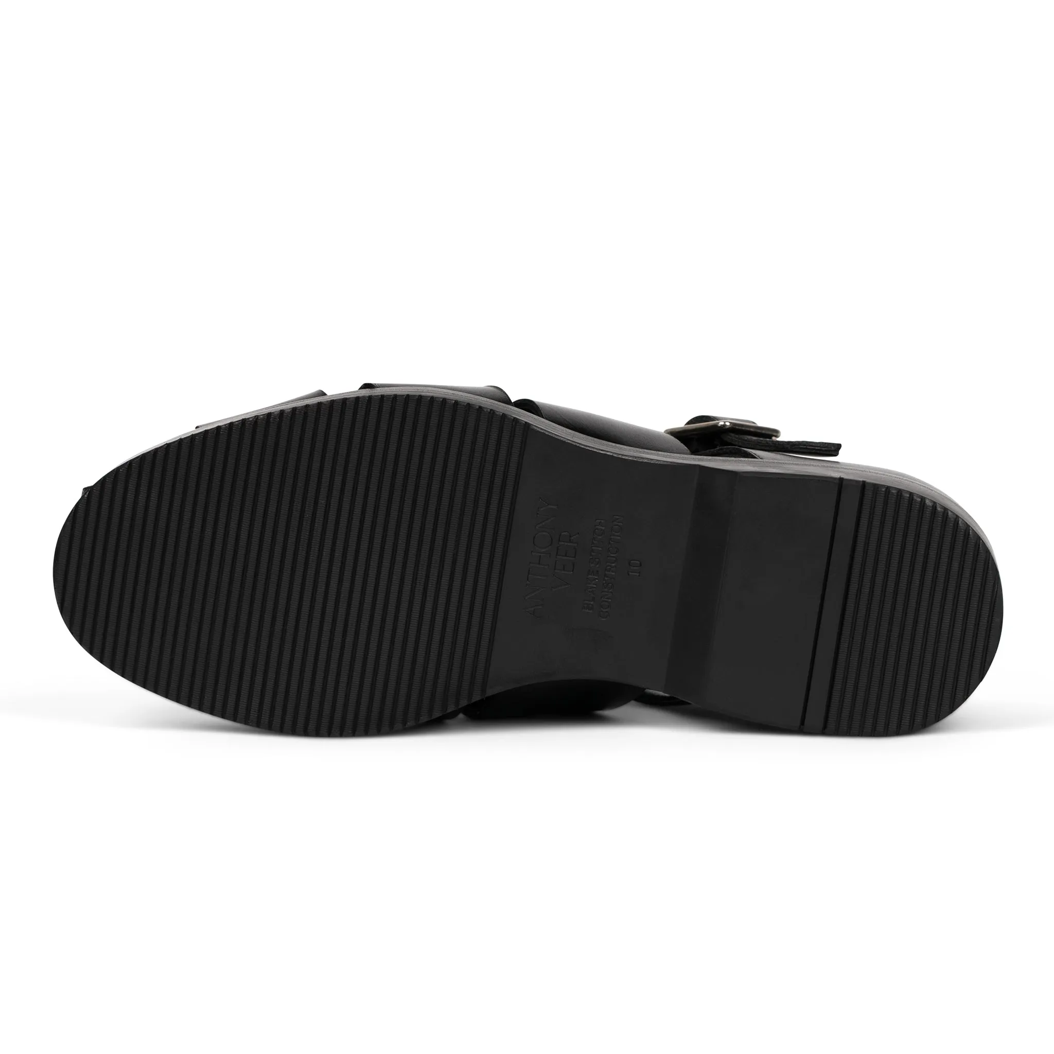 Mariner Fisherman Sandal // Obsidian Black