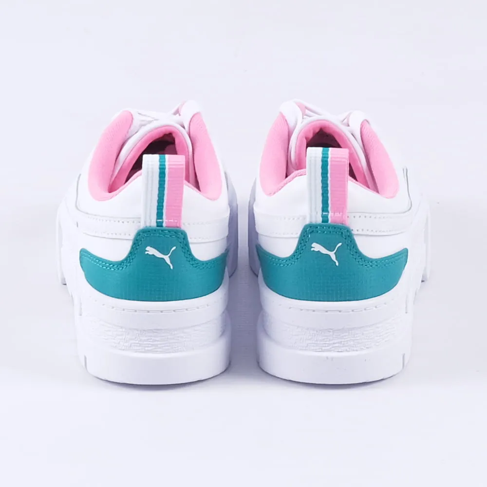 Mayze Retro Resort Sneakers (White/Pink/Green)