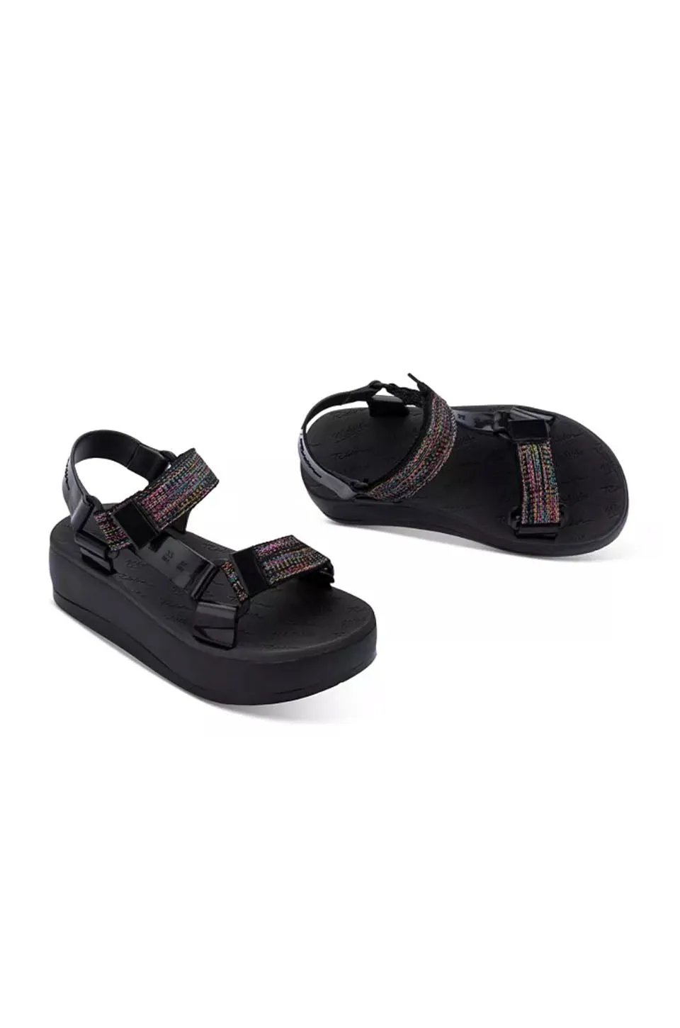 Melissa Papete Rider II Sandals In Black