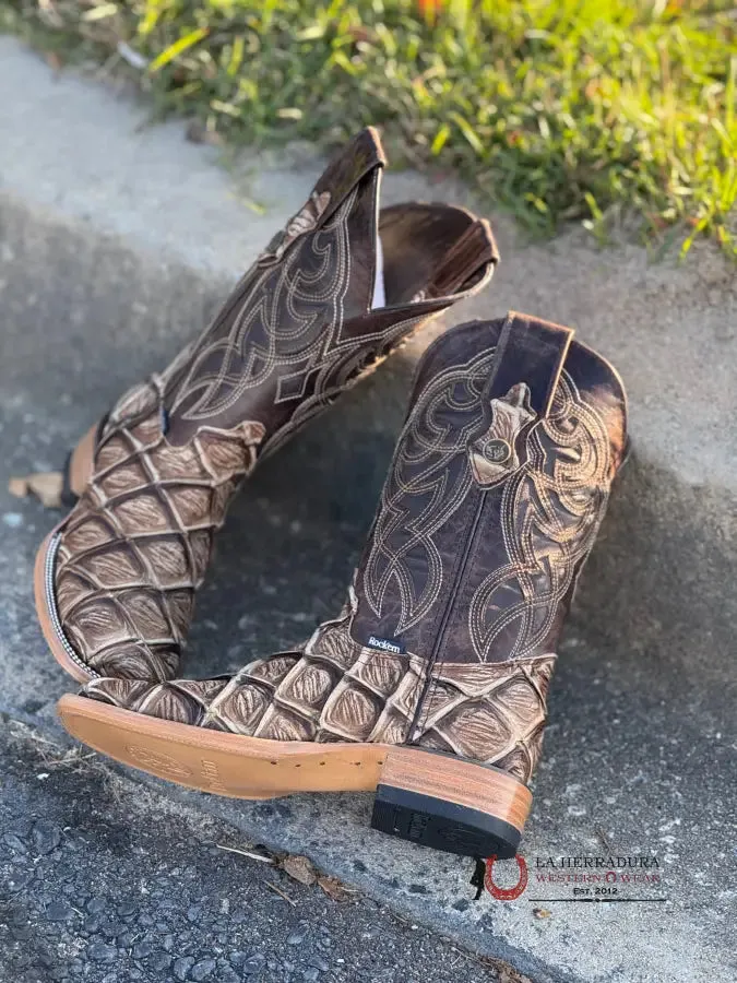 MENS IMIT PEZ MAR Y TIERRA ORIX RUSTICO BOOT SQUARE TOE