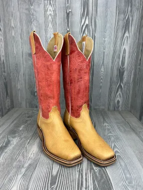 Men's Olathe Cognac Taurus Shoulder with 15" Orange Mad Dog Tops