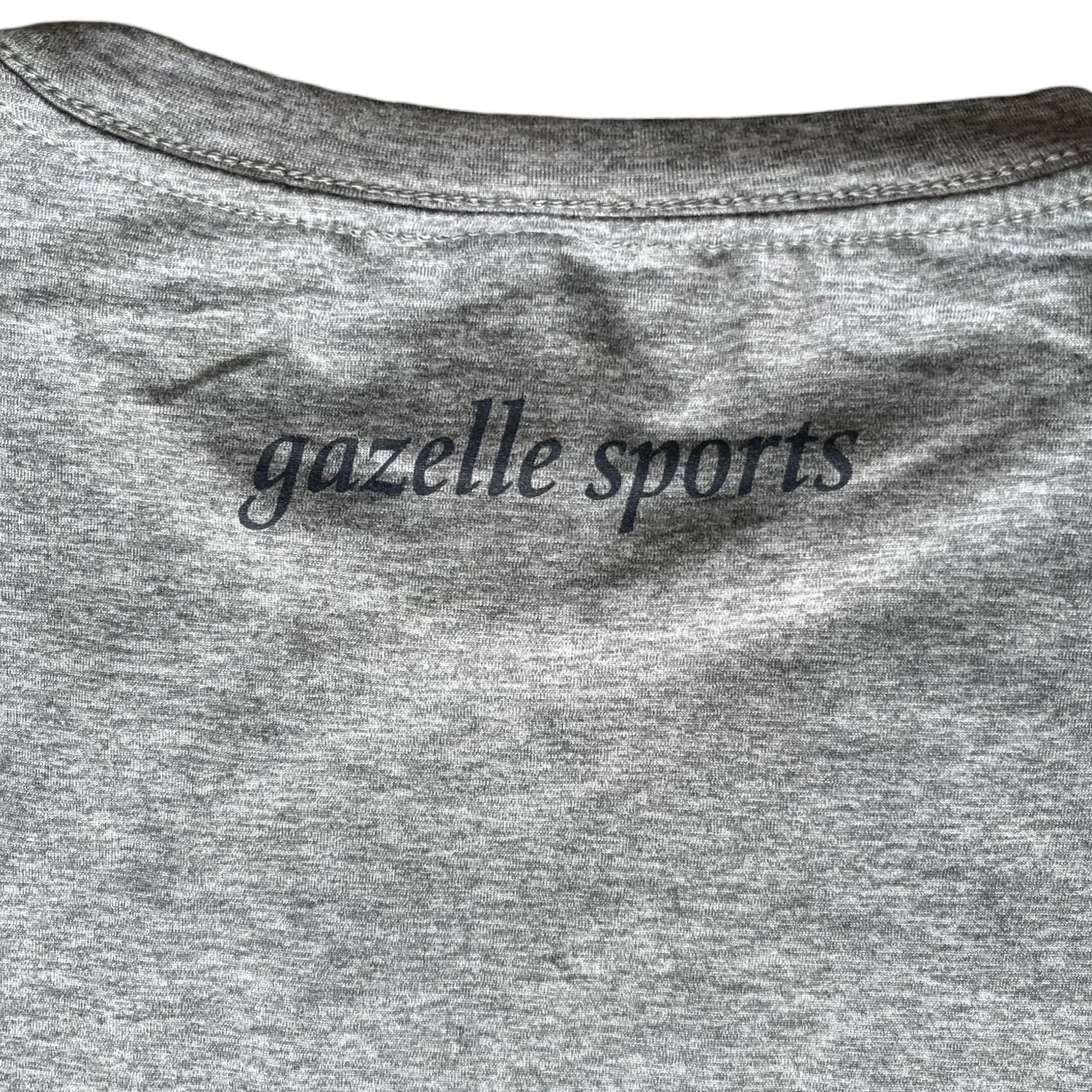 Men's RUN MICH Silhouette Performance Tech Short Sleeve - Balsam Green/White Foldover Woven Square Patch w/ Black Gazelle