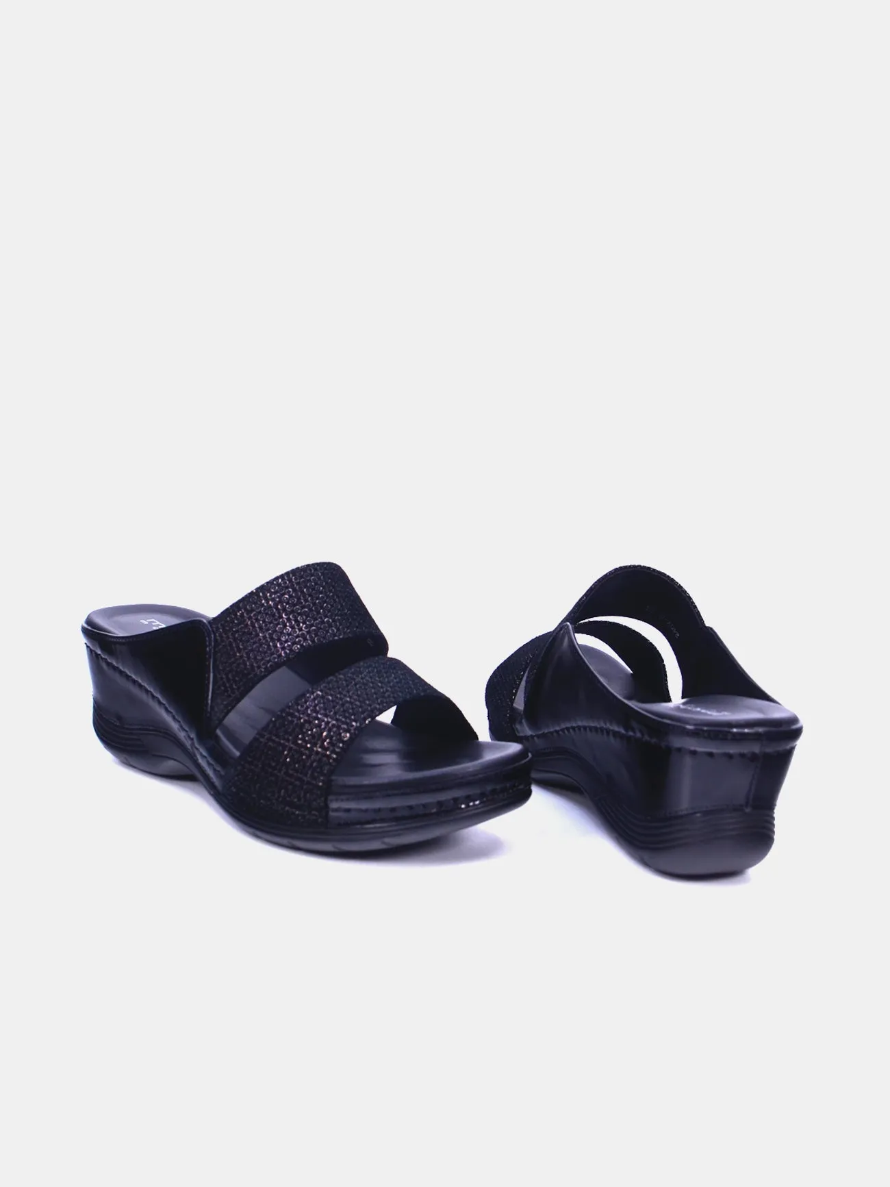 Michelle Morgan 2407-5 Women's Wedge Sandals