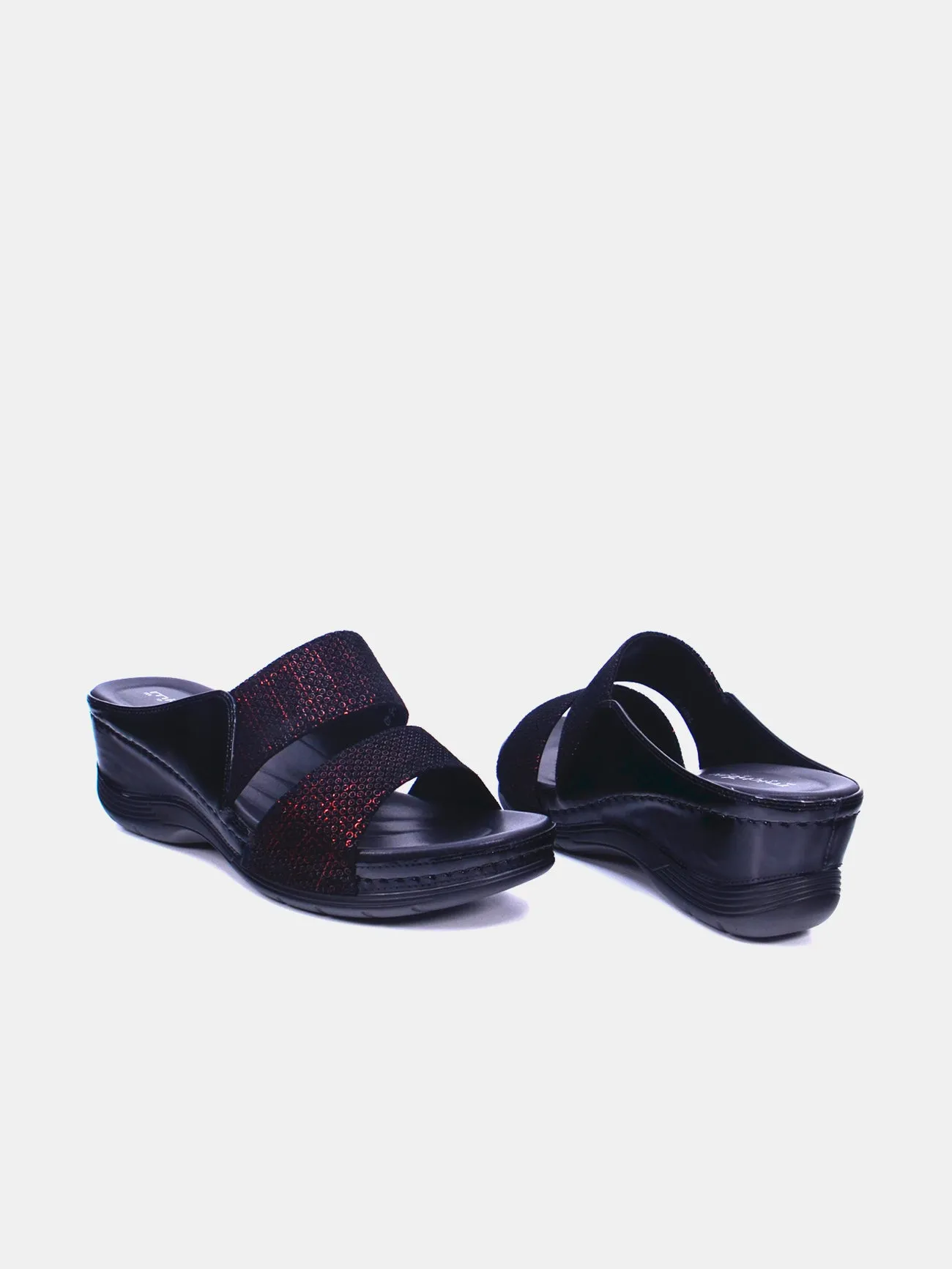 Michelle Morgan 2407-5 Women's Wedge Sandals