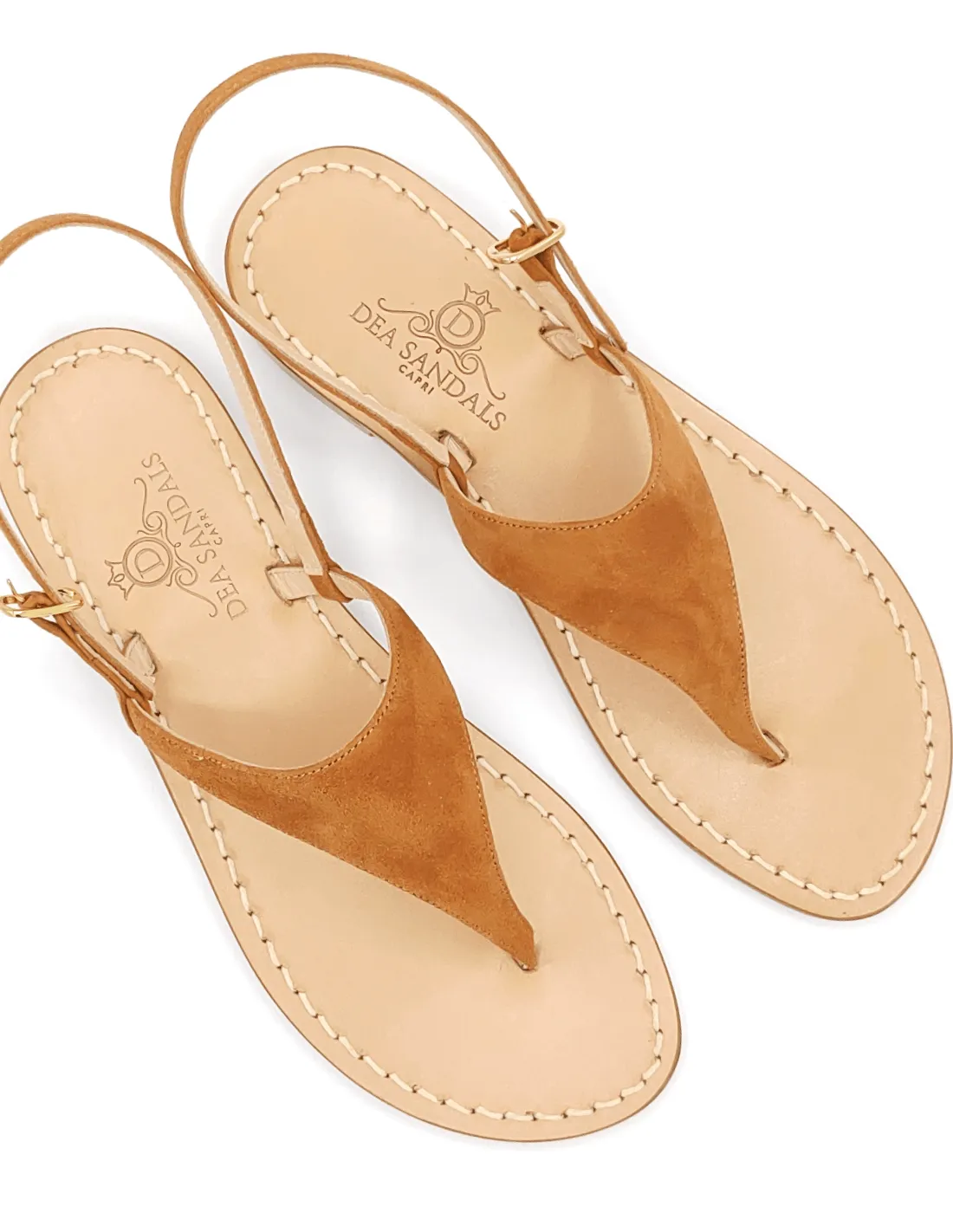 MIGLIERA WHISKEY SUEDE SANDALS (ART. DS12CW)