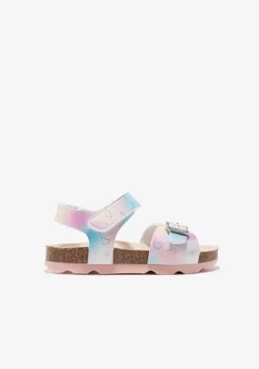 Multicolour Hearts Stars Sandals