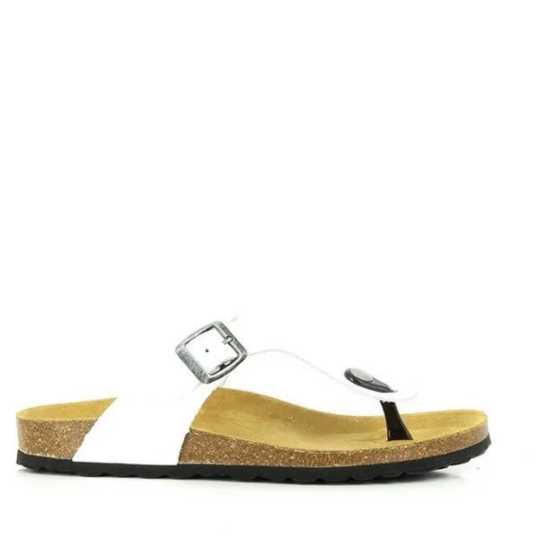 Plakton 101671 White Thong Sandals