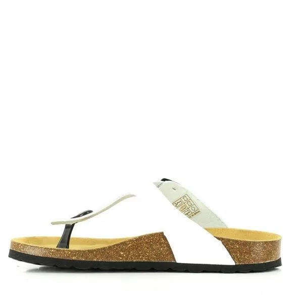 Plakton 101671 White Thong Sandals