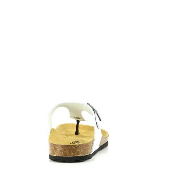 Plakton 101671 White Thong Sandals