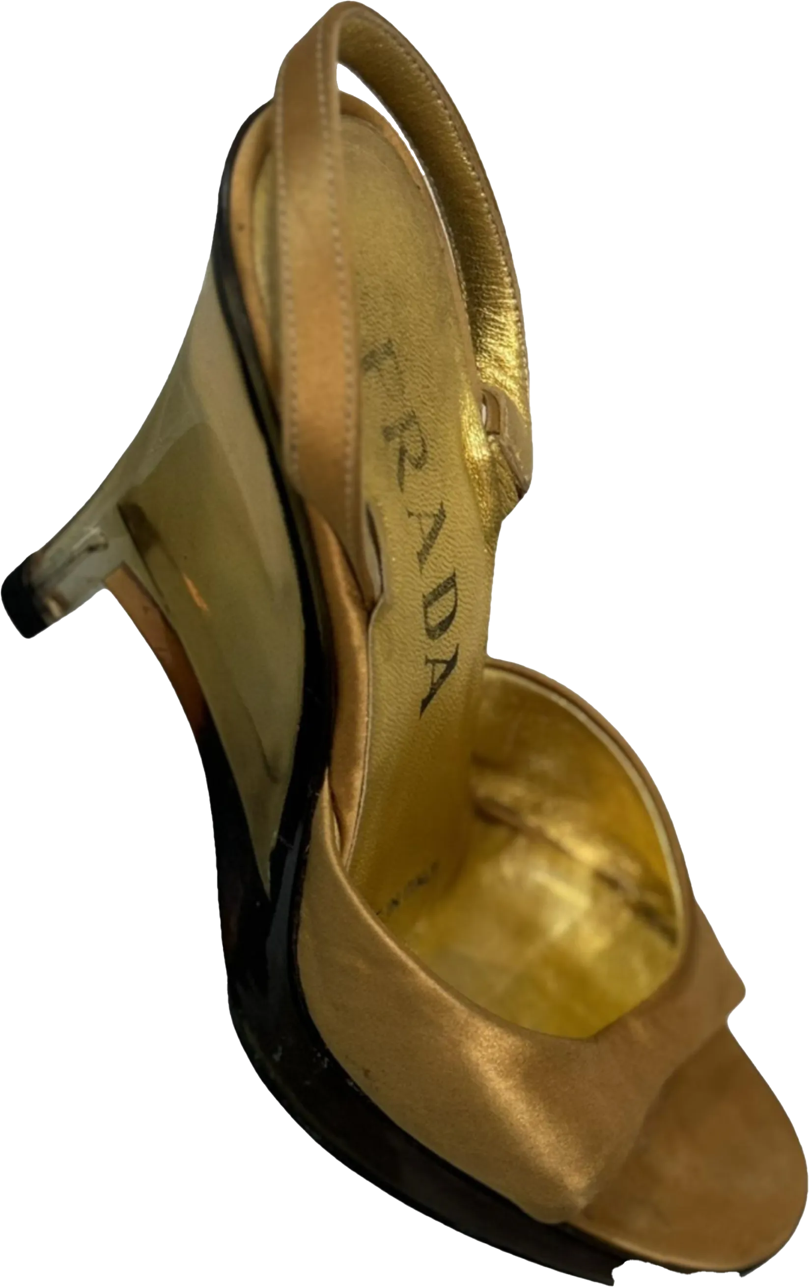 Prada S/S 1998 Lucite Heels